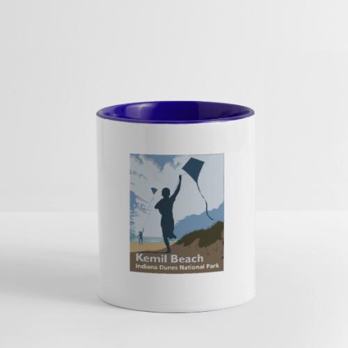 Kemil Beach | Indiana Dunes National Park - Contrast Coffee Mug