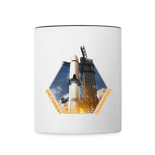Starship HLS - Excitement Guaranteed - Contrast Coffee Mug