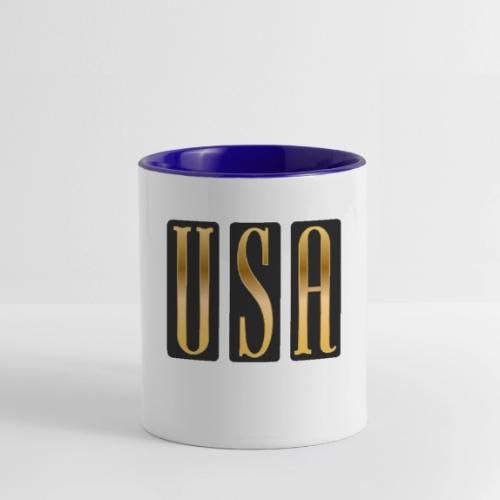 USA Gold Monolith - Contrast Coffee Mug