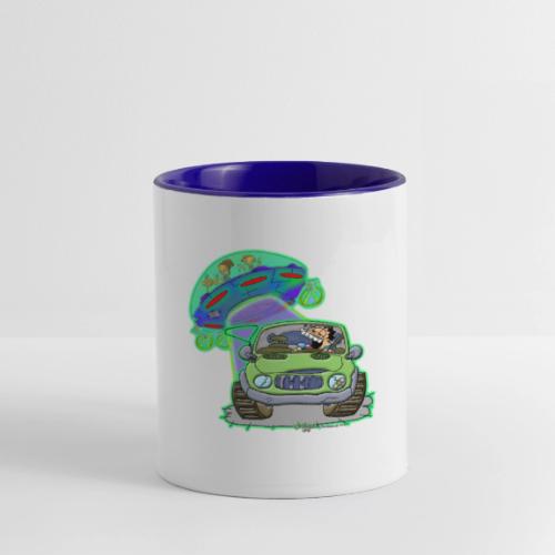 GrisDismation Ongher's UFO Alien Abduction - Contrast Coffee Mug