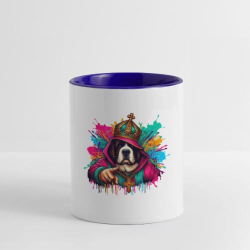 St. Bernard The King - Contrast Coffee Mug