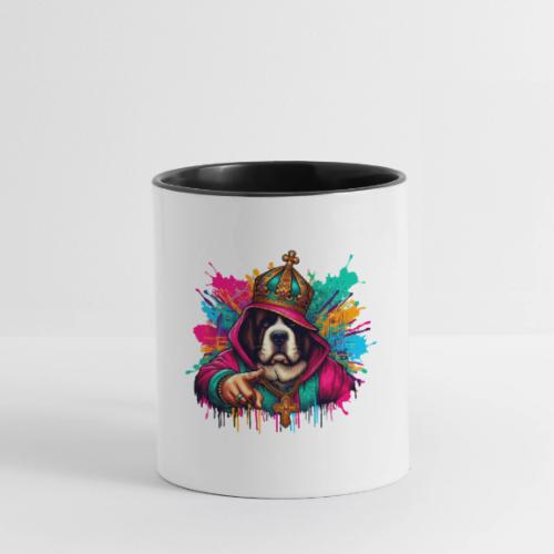St. Bernard The King - Contrast Coffee Mug