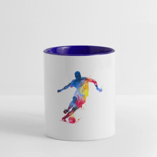 Soccer: Splash Kick - Contrast Coffee Mug