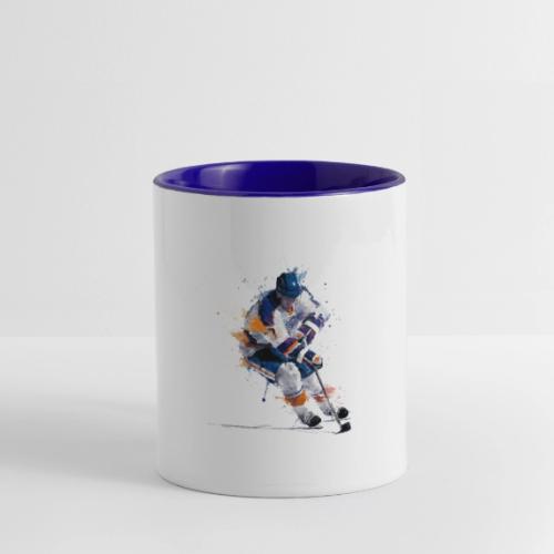 Hockey: Icy Streaks - Contrast Coffee Mug
