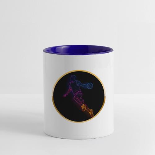 Basketball: Neon Jump Shot - Contrast Coffee Mug