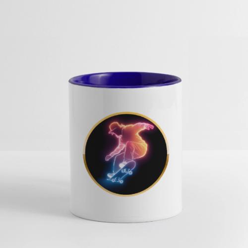 Skateboarding: Golden Trick Rider - Contrast Coffee Mug