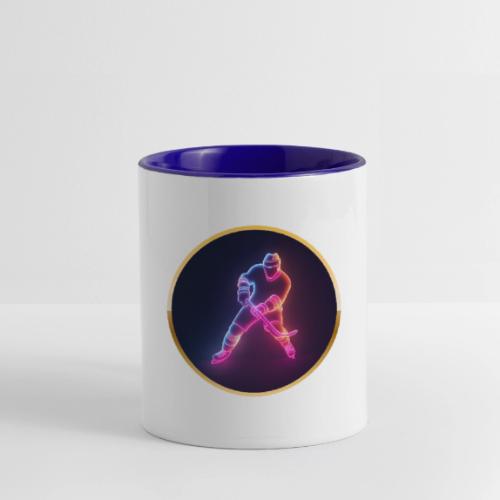 Hockey: Neon Ice Strike - Contrast Coffee Mug