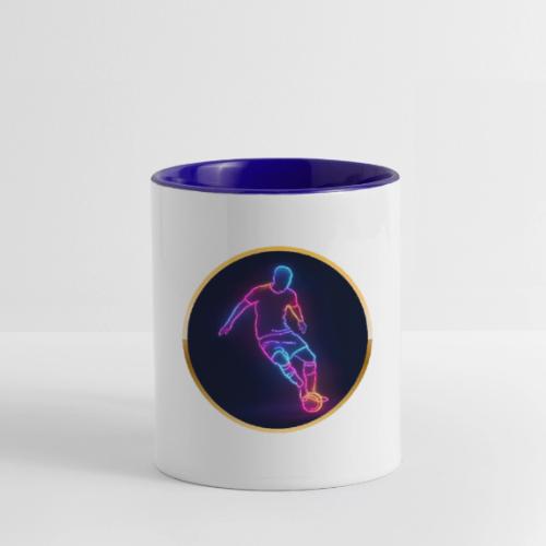 Soccer: Neon Golden Goal - Contrast Coffee Mug
