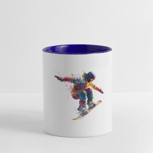 Snowboarding: Frozen Flight - Contrast Coffee Mug