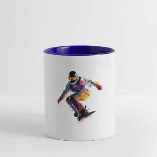 Snowboarding: Frozen Palette - Contrast Coffee Mug