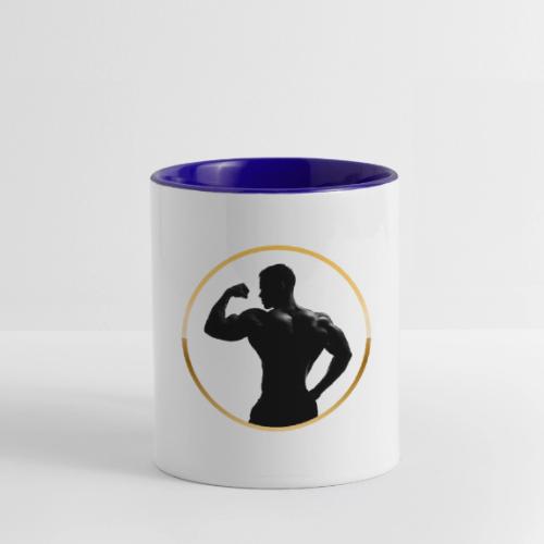 Bodybuilder: Classic Flex Emblem - Contrast Coffee Mug