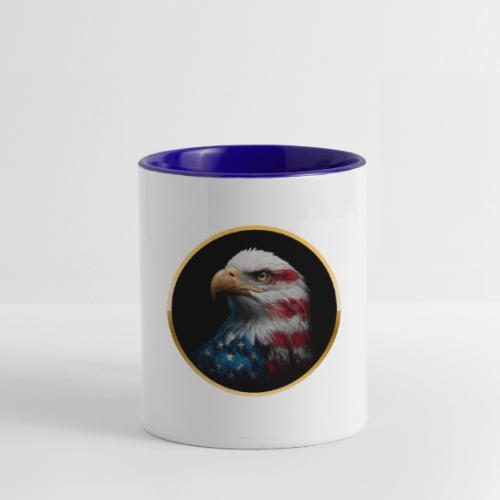 USA: Liberty Emblem - Contrast Coffee Mug