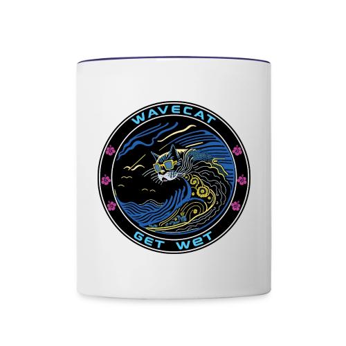 Wavecat Get Wet - Contrast Coffee Mug