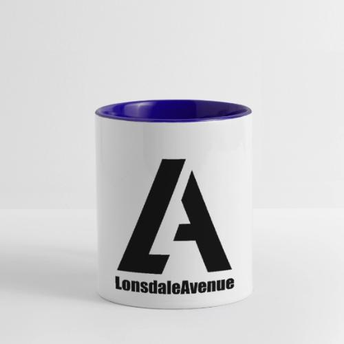 Lonsdale Avenue Logo Black Text - Contrast Coffee Mug