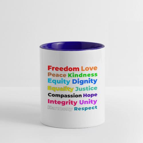 Words of Light - Contrast Coffee Mug