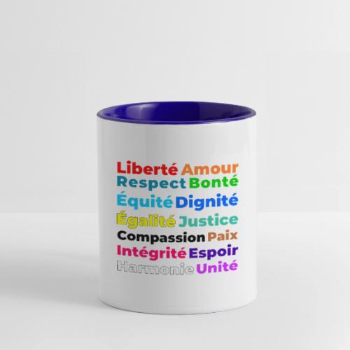 Words of Light - Contrast Coffee Mug