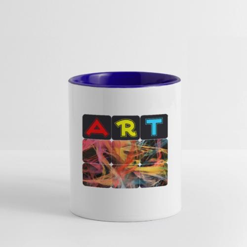 Chaotic Threads of Art - Contrast Coffee Mug