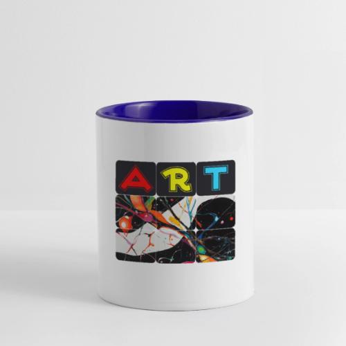 Art in Motion: Color Unleashed - Contrast Coffee Mug