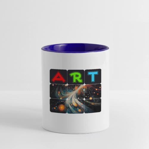 Swirls of Colorful Art - Contrast Coffee Mug
