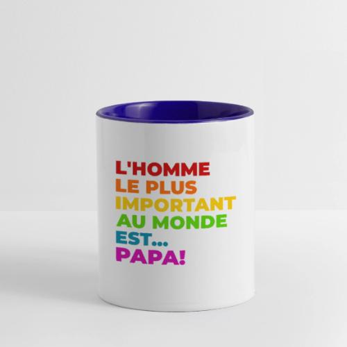Dad: The Most Precious Man in the World - Contrast Coffee Mug