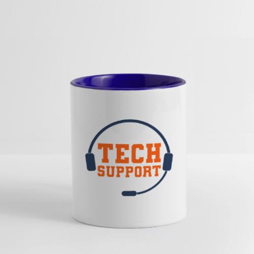 Tech Support Mode On - Contrast Coffee Mug