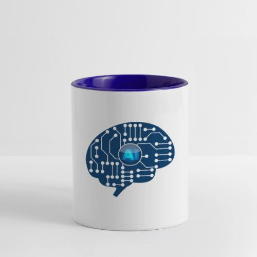 AI: Mind Wired - Contrast Coffee Mug