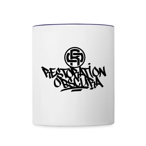 RO Tag 1. Fat marker logo. - Contrast Coffee Mug