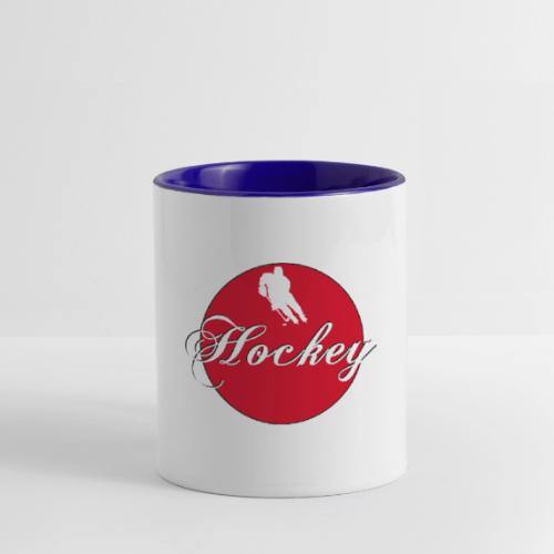 Hockey: Puck Zone - Contrast Coffee Mug