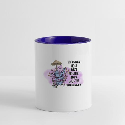 I'd Curse You, But... - Contrast Coffee Mug