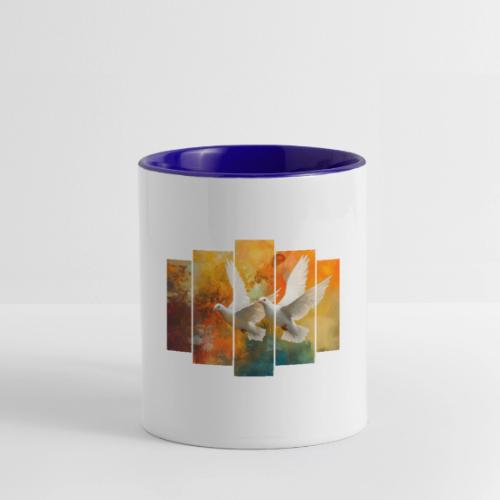 Wings of Peace - Contrast Coffee Mug