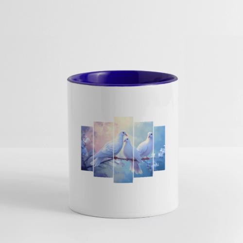 Symbols of Peace and Serenity - Contrast Coffee Mug