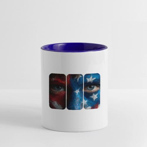USA: Painted for the Flag - Contrast Coffee Mug