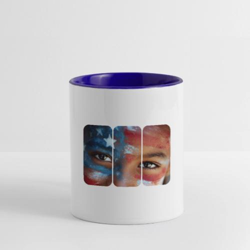 USA: Eyes of the Flag - Contrast Coffee Mug