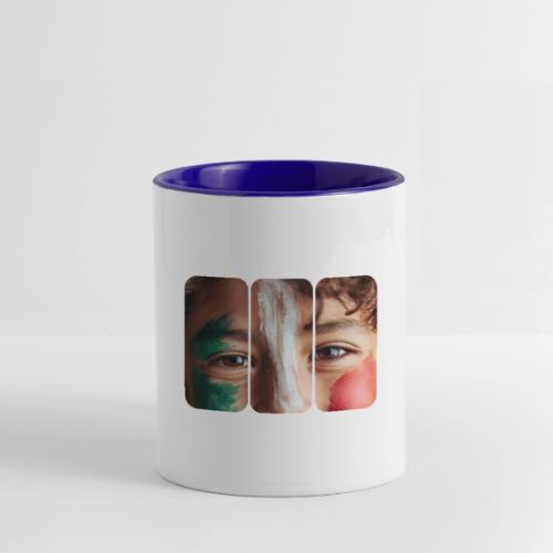 Mexico: Three Stripes of Pride - Contrast Coffee Mug