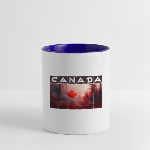 Canada Nature Vibes - Contrast Coffee Mug