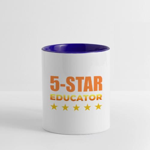 Five-Star Educator - Contrast Coffee Mug