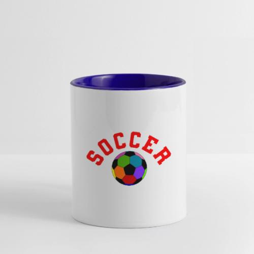 Soccer: Colorful Kick - Contrast Coffee Mug