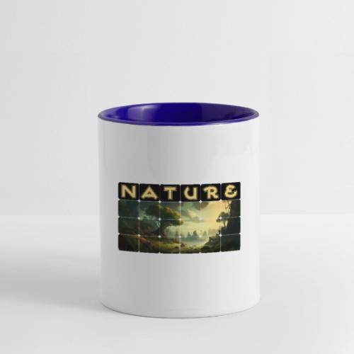 Whispers of Green Peaks - Contrast Coffee Mug