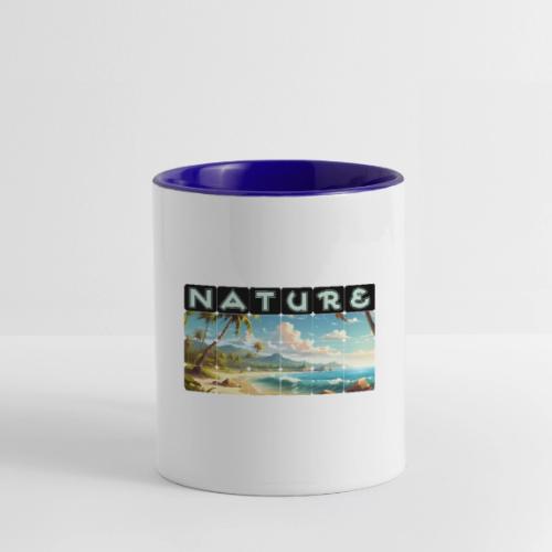 Nature: Sun-Kissed Shore - Contrast Coffee Mug