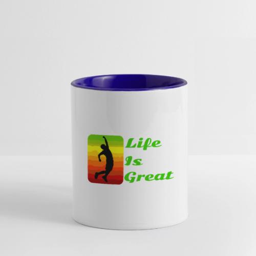 Life Is Great - Contrast Coffee Mug