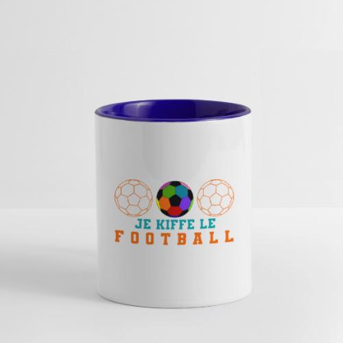 I love football - Contrast Coffee Mug
