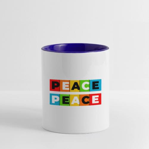 Colorful Peace - Contrast Coffee Mug