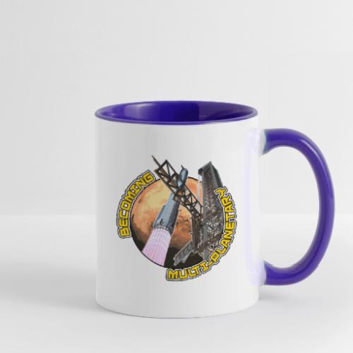 Becoming Multiplanetary Original Tony Bela Design! - Contrast Coffee Mug