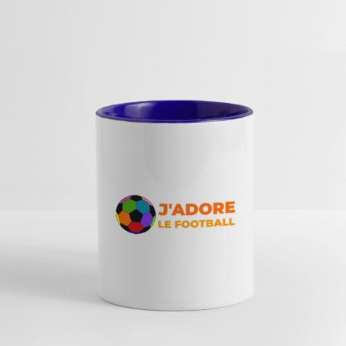 I love football - Contrast Coffee Mug