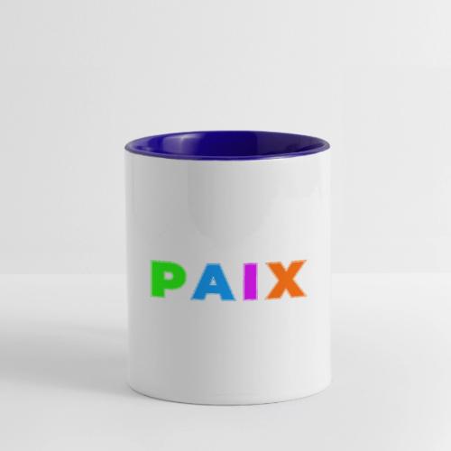 Peace in Colour - Contrast Coffee Mug