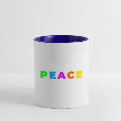 Peace in Every Color - Contrast Coffee Mug