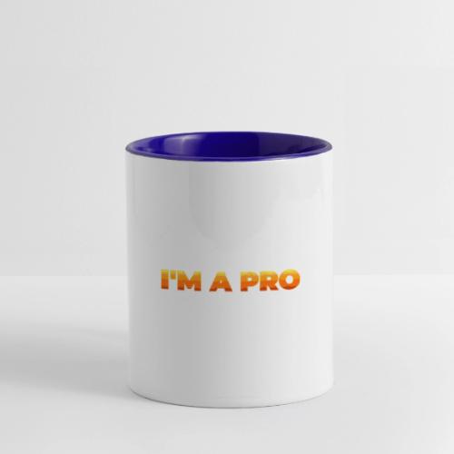 I'm a pro - Contrast Coffee Mug