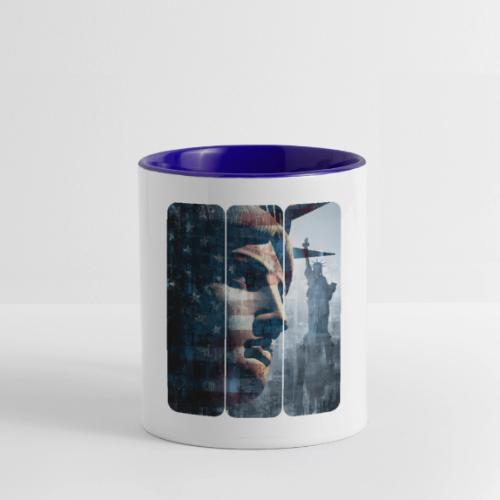USA: Liberty in Three Visions - Contrast Coffee Mug