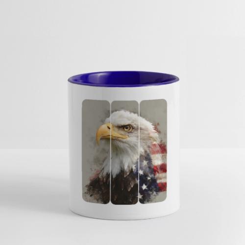 USA: Eagle of the Free - Contrast Coffee Mug
