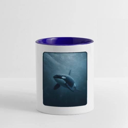 Orca Ocean Wildlife Design - Contrast Coffee Mug